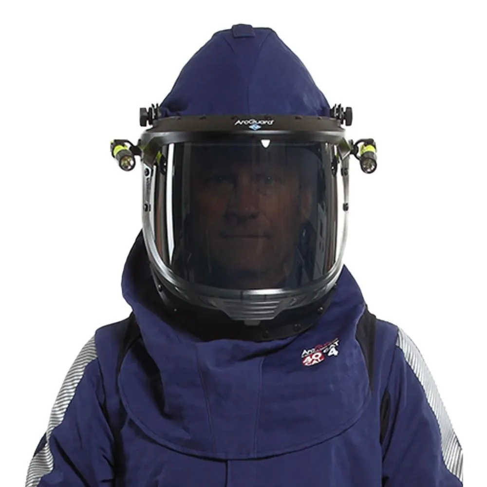 40 Cal Arc Flash Hood - PureView Lift Front. Cooling Fans Option