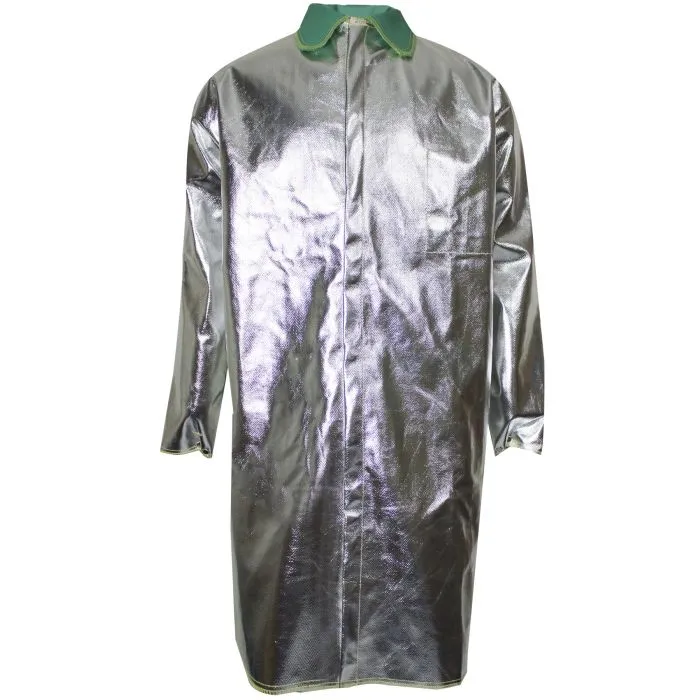Aluminized Coat - 14 oz. OPF Carbon/Kevlar. 45 in. Long. Vented Jacket