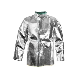Aluminized Coat - 19 oz. Carbon/Para-Aramid. 30 or 45 in. Long Deluxe Ventilated Jacket