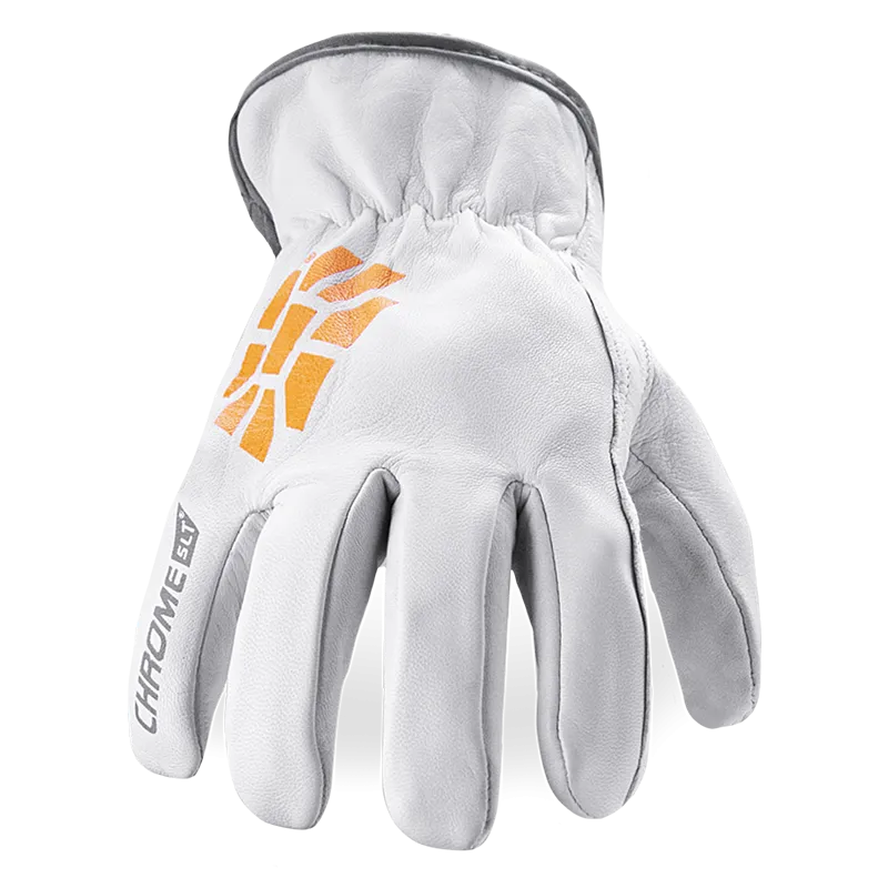 Arc Flash Cat 4 Leather Glove - Chrome SLT 4061- A5 (PK 12 Pairs) - HexArmor