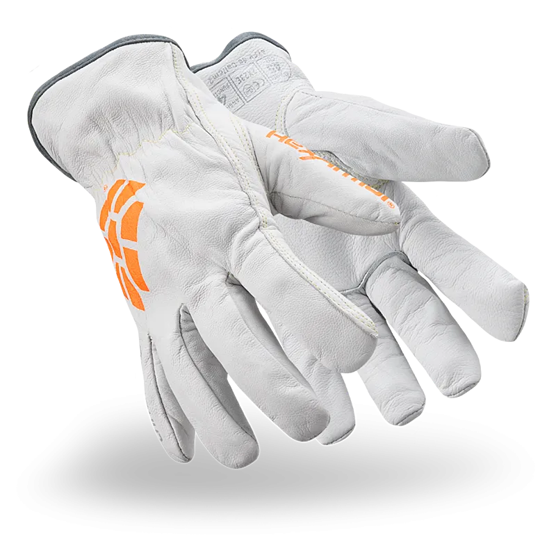 Arc Flash Cat 4 Leather Glove - Chrome SLT 4061- A5 (PK 12 Pairs) - HexArmor