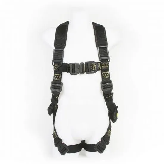 Arc Flash Harness - Nylon. Nomex Pad. Dielectric Adjusters. D-Ring & QC Buckles