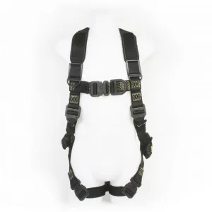 Arc Flash Harness - Nylon. Nomex Pad. Dielectric Adjusters. D-Ring & QC Buckles