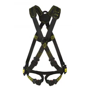 Arc Flash Harness - Nylon. Nomex Pad. Dielectric D-Ring & QC Buckles