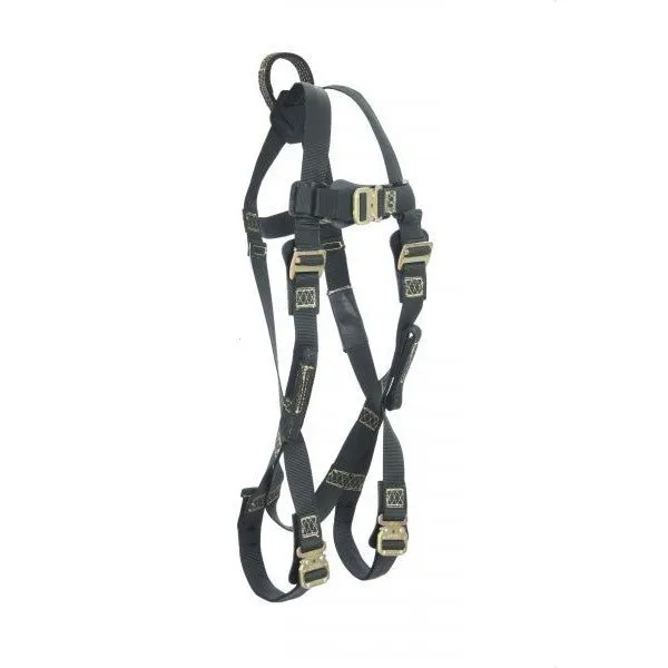 Arc Flash Harness - Nylon. Soft D-Ring. Steel QC Buckles
