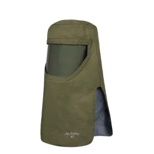 Arc Flash Hood with Faceshield and Hard Hat - Fire and Arc Flash Resistant - National Safety Apparel - Revolite