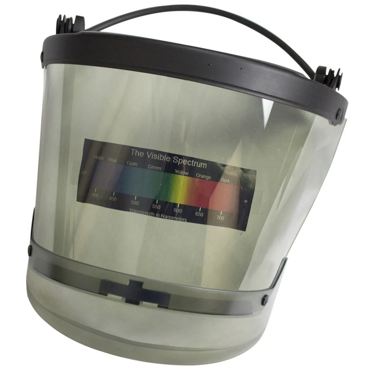 Arc Flash PureView Faceshield on Helmet Mounted Visor Frames - 20 Cal Arc Flash. Fits Most Hard Hat Helmets - National Safety Apparel