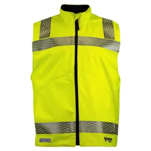 Arc Flash Resistant Vest - High Visibility (R 2). Fleece Lined. Water Resistant - Drifire IA - National Safety Apparel