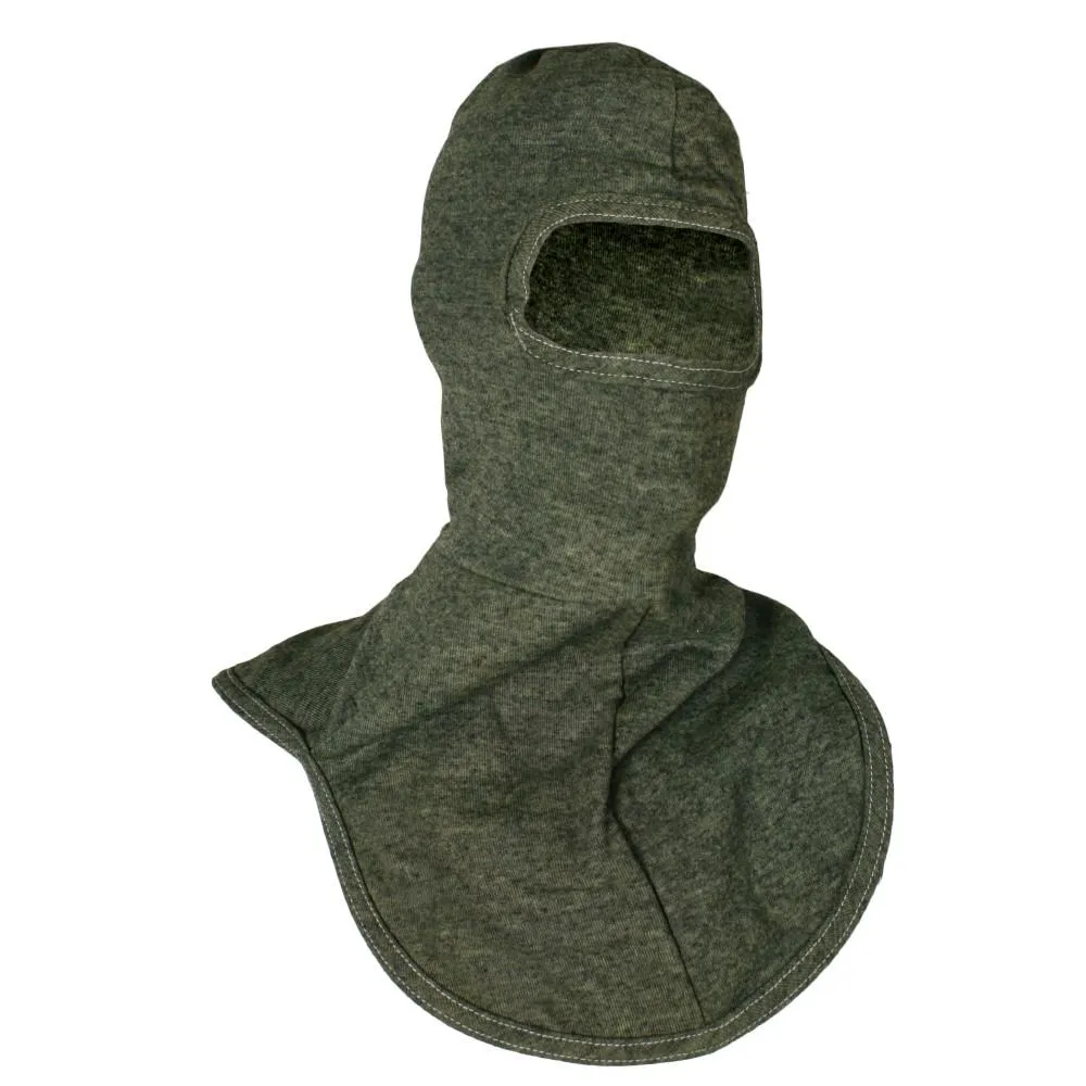 Balaclava - Fire (FR) and Arc Flash Resistant. Double Layer Hood and Bib. AF Goggles Opening (PK 2 Hoods) - National Safety Apparel