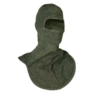 Balaclava - Fire (FR) and Arc Flash Resistant. Double Layer Hood and Bib. AF Goggles Opening (PK 2 Hoods) - National Safety Apparel