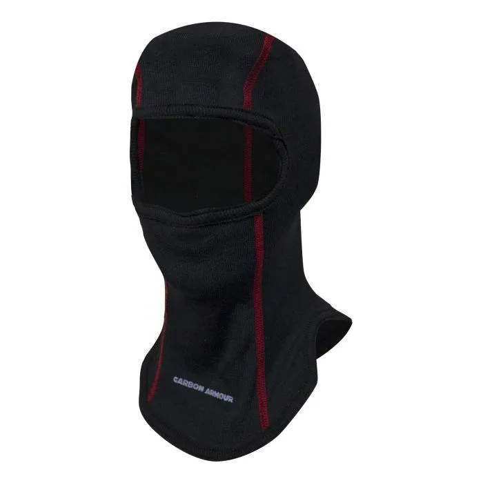 Balaclava - Fire (FR) and Arc Flash Resistant. Double Layer. Shoulder Length with Side Slits. Half Face Opening (PK 3 Hoods) - National Safety Apparel