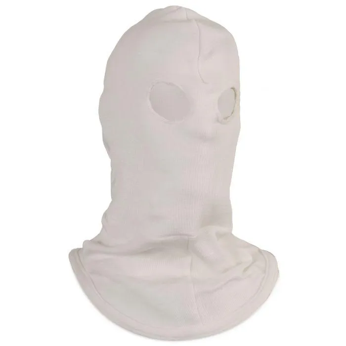 Balaclava - Fire (FR) and Thermal Resistant. Lightweight. Triple Layer Knit Hood. Single Layer Bib. Eyeholes (PK 2 Hoods) - National Safety Apparel