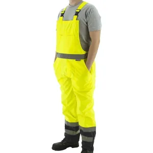 Bib Overall - Waterproof. High Visibility E. Reflective Striping