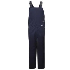Bib Overalls - Fire and Arc Flash Resistant. Adjustable Quick Disconnect Shoulder Strap. Expandable Leg Opening - National Safety Apparel
