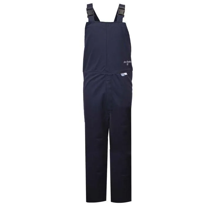 Bib Overalls - Fire and Arc Flash Resistant. Adjustable Quick Disconnect Shoulder Strap. Expandable Leg Opening - National Safety Apparel