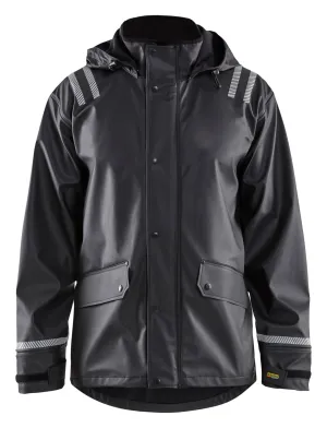 BlakLader - Black Hooded Rain Jacket