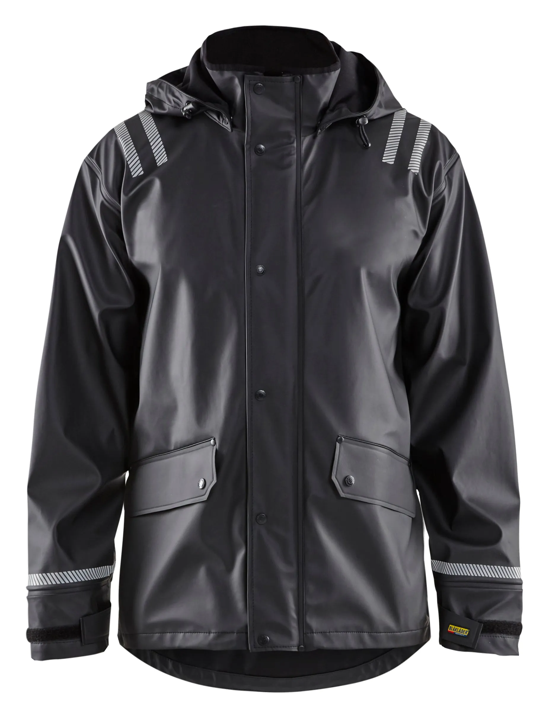 BlakLader - Black Hooded Rain Jacket