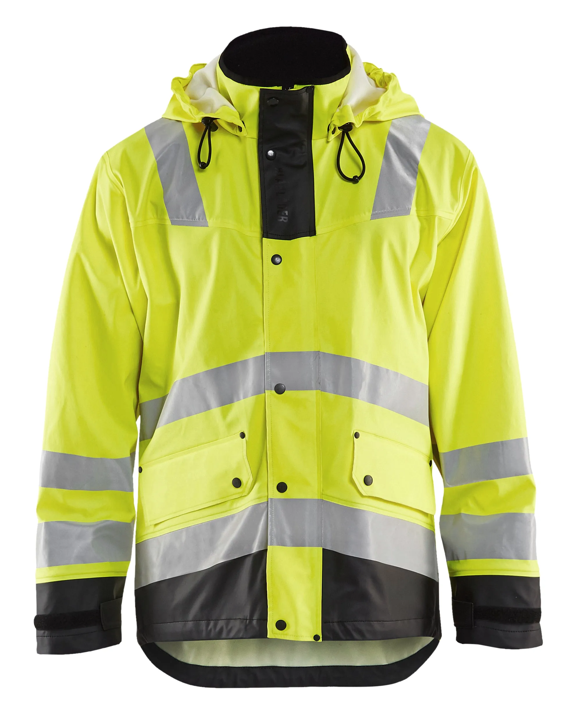 BlakLader -Hi-Vis Rain Jacket  - Type R. Class 3