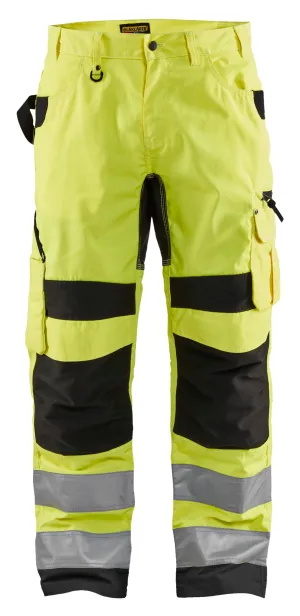 Blaklader - Hi-Vis Rip Stop Pants - Yellow/Black - Class E