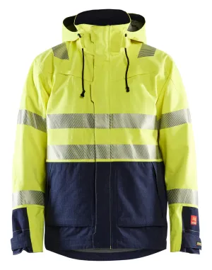 Blaklader - Multinorm Yellow Hi-Viz/Navy Blue Shell Jacket - 32 cal/cm. CAT 3