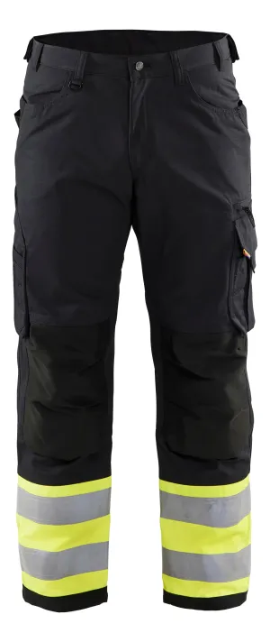Blaklader - Visibility Rip Stop Pants - Black/Yellow