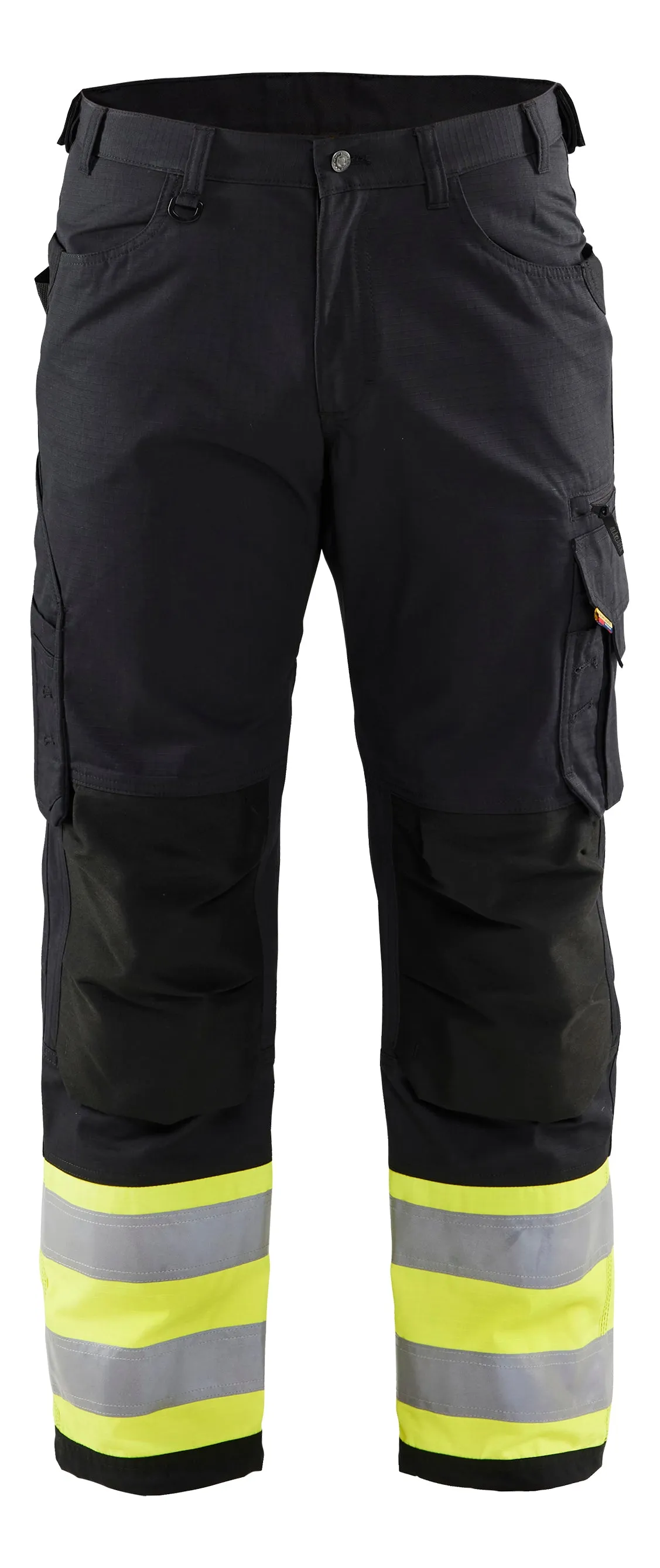 Blaklader - Visibility Rip Stop Pants - Black/Yellow