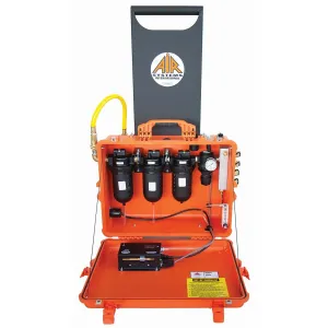 Blast-Air Cart with The Breather Box Filter & CO Monitor (2-8 Users)
