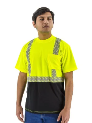 Bristol Logo - Hi-Viz Shirt with Reflective Chainsaw Striping. ANSI 2