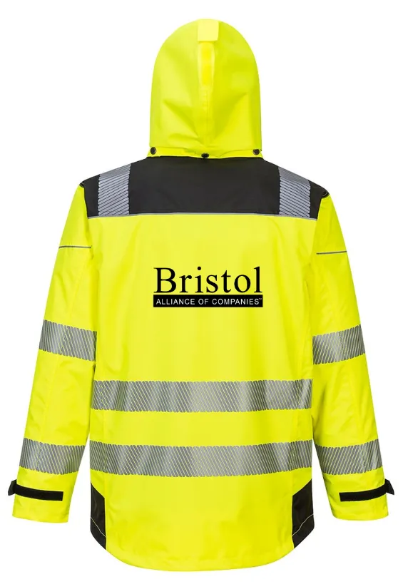 Bristol Logo - Portwest PW365 Hi-Vis 3-in-1 Jacket
