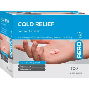 Cold Relief Tablets - First Aid Kit Refills (PK 2.400 Tablets)