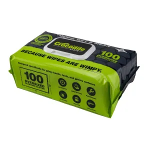 Crocodile Cloth Industrial Wipes (PK 100 Wipes) - Original. Automotive. or Paint