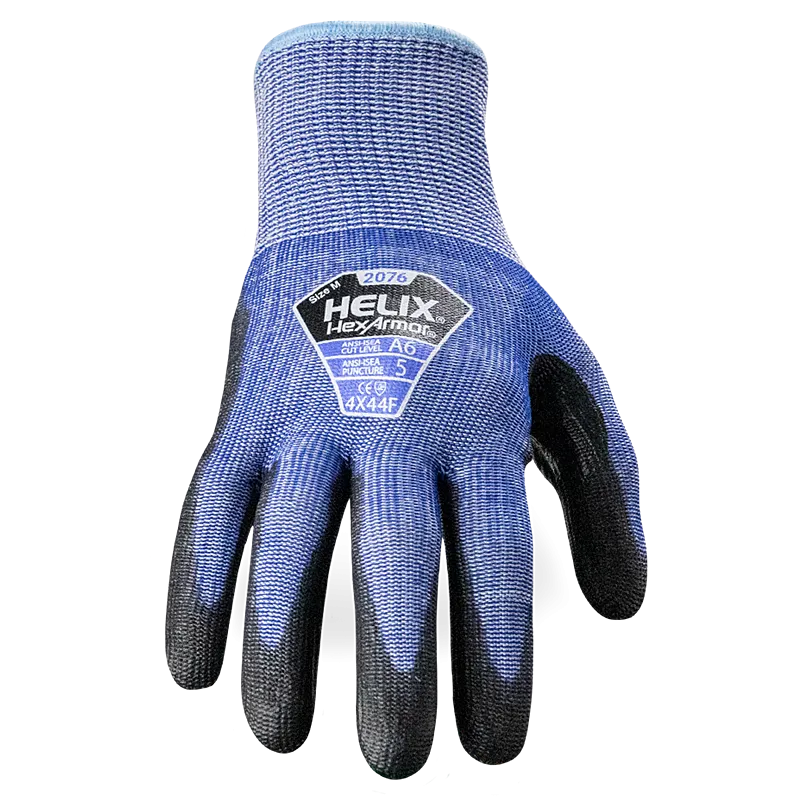 Cut & Abrasion Resistant Glove - Helix 2076 - A6 (PK 12 Pairs) - HexArmor