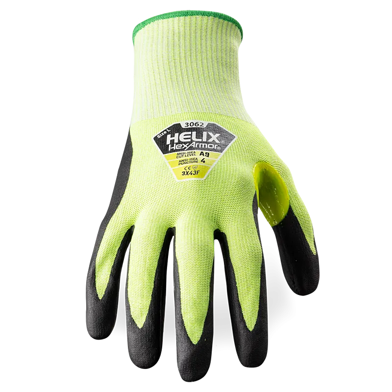 Cut & Abrasion Resistant Glove - Helix 3062 - A9 (PK 12 Pairs) - HexArmor