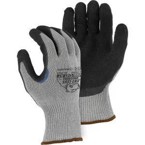 Cut Resistant Glove - KorPlex Blend. Crinkle Latex Palm Dip. High Cut Resistance (PK 12 Pairs) - Majestic