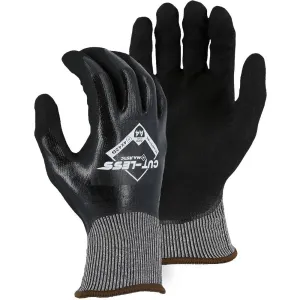Cut Resistant Glove - KorPlex Blend. Sandy over Flat Nitrile Dip. Moderate Cut Resistance (PK 12 Pairs)
