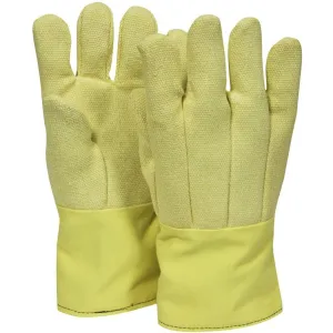 Cut Resistant Thermal Gloves - 22 Oz. Thermobest. Nomex Palm. 14 In. Long. Kevlar Cuff. Wool Lined. Straight Thumb. High Cut Resistance  (PK 1 Pair)