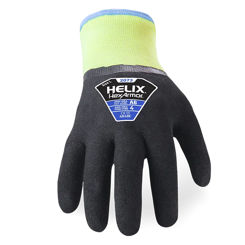 Cut Resistant Winter Glove - Helix 2073 - A6 (PK 12 Pairs) - HexArmor