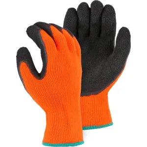 Cut Resistant Winter Glove - Napped Terry Knit. Foam Latex Palm Dip. Light Cut Resistance (PK 12 Pairs) - Majestic