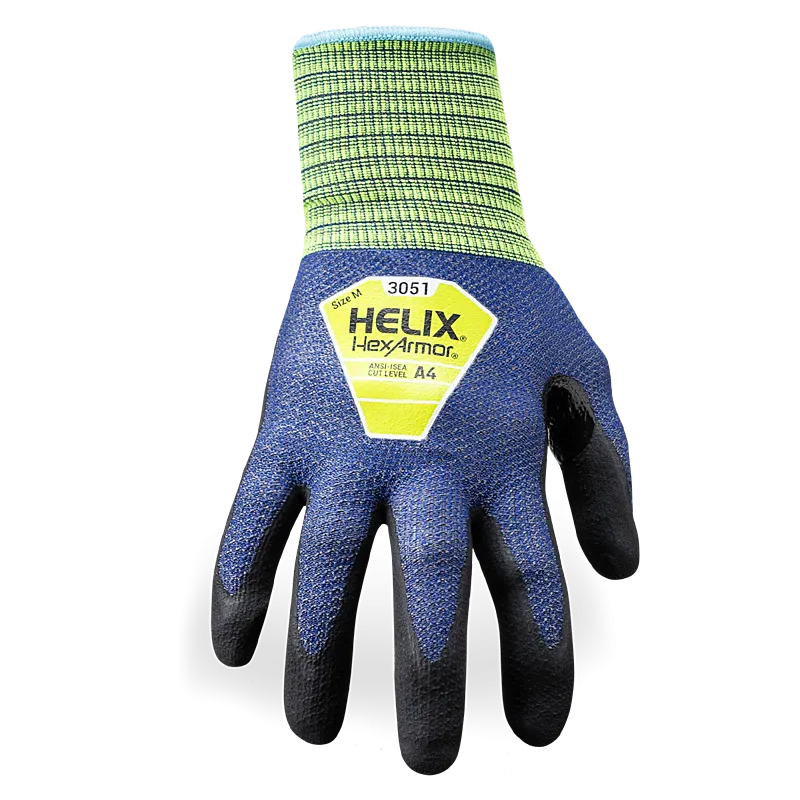 Cut Resistant Work Glove - Helix 3051 - A4 (PK 12 Pairs) - HexArmor