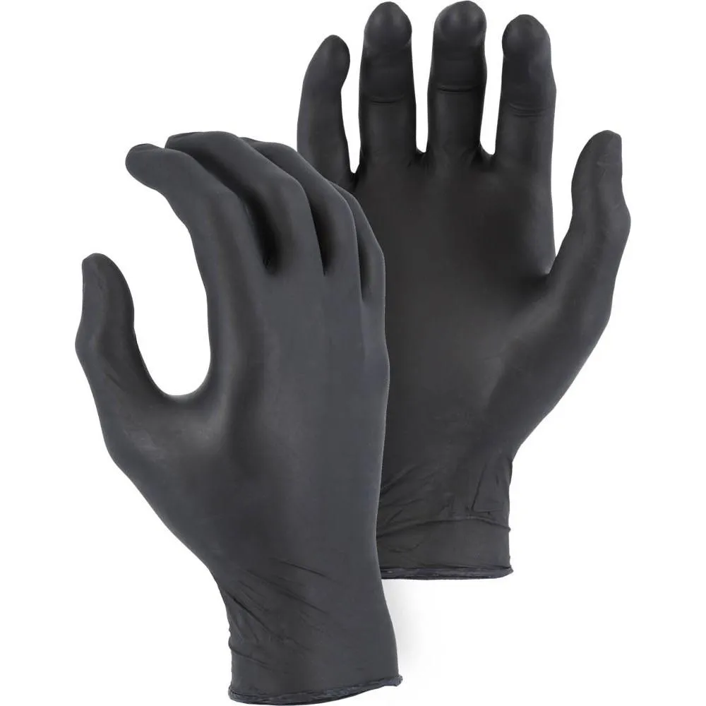 Disposable Gloves - 4 MIL Nitrile. Powder-Free. Textured. Ambidextrous. Rolled Cuff (1.000 Gloves)