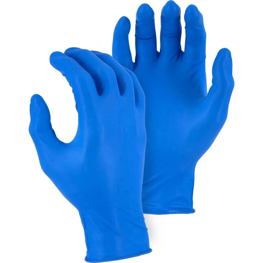Disposable Gloves - 6 MIL Nitrile. Powder-Free. Textured. Ambidextrous. Rolled Cuff (1.000 Gloves)