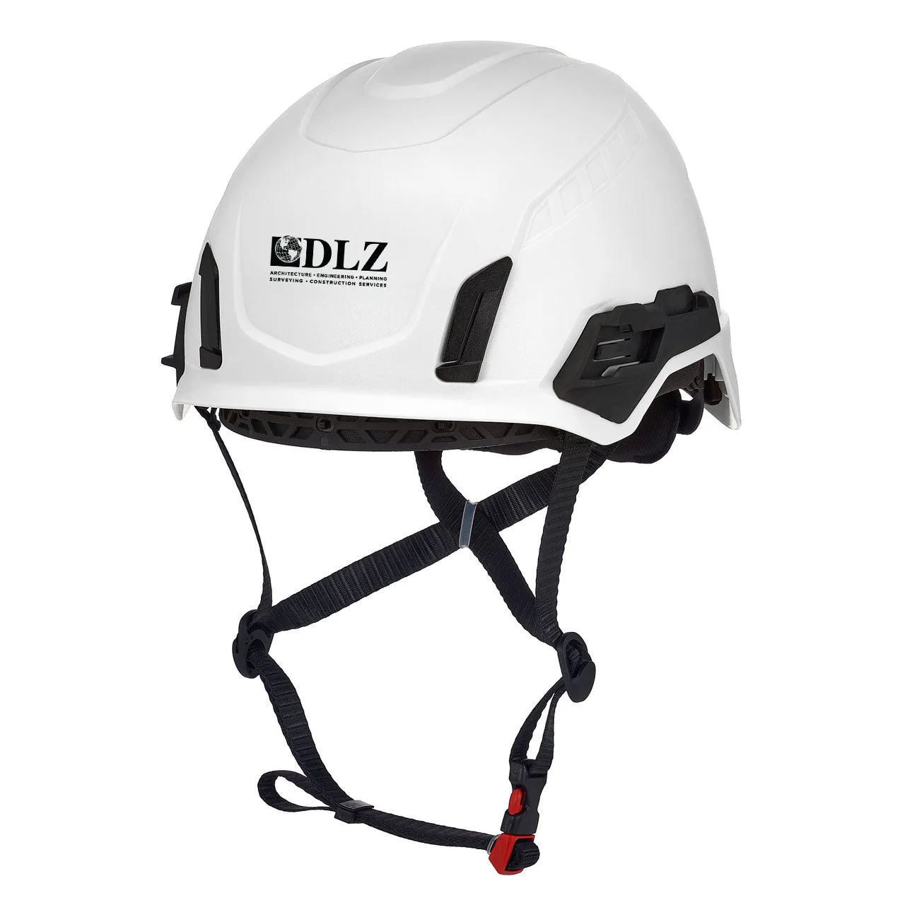 DLZ Logo - Qty 16 V-Gard H2 Safety Helmet. Non-Vented. White