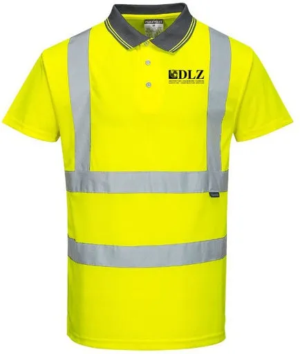 DLZ Logo - S477 - Hi-Vis Polo Shirt  - Portwest
