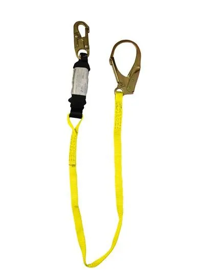 EA Lanyard - 3. 4. or 6 ft.. Zorber Pack. Select Connectors
