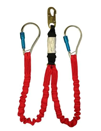 EA Lanyard - 6 ft. Single or Twin Leg. Zorber Pack. Flex Web. Select Connectors