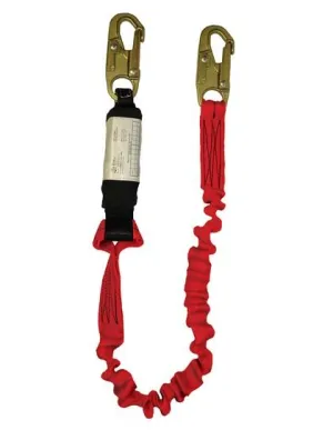 EA Lanyard - 6 ft. Single or Twin Leg. Zorber Pack. Flex Web. Select Connectors