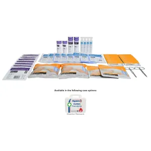First Aid Kit for Burns - 25 People. 51 PCS. Weatherproof Case