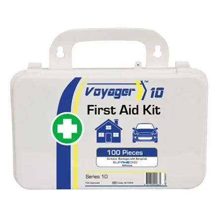 First Aid Kit for Wounds and Burns - 10 People. 72 PCS. Various Cases
