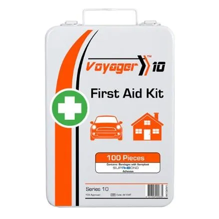 First Aid Kit for Wounds and Burns - 10 People. 72 PCS. Various Cases
