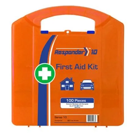 First Aid Kit for Wounds and Burns - 10 People. 72 PCS. Various Cases